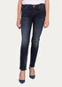 Damskie Spodnie Dzinsowe Mustang Jasmin Slim Dark Used - 0586-5032-586