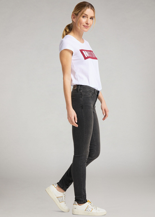 Damskie Spodnie Dinsowe Mustang Jasmin Jeggins 882 Dark - 1006278-4000-882