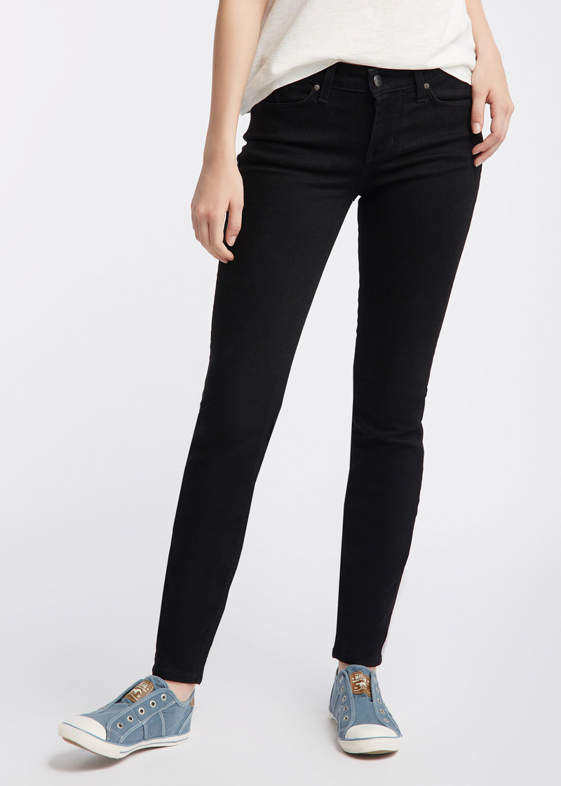 Damskie Spodnie Dzinsowe Mustang Jasmin Jeggins 940 Super Dark - 1006279-4000-940