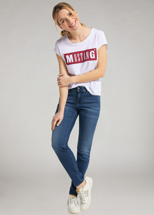 Damskie Spodnie Dzinsowe Mustang Jasmin Jeggins 502 Medium Middle - 1006281-5000-502