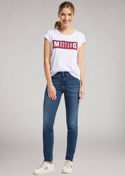 Damskie Spodnie Dzinsowe Mustang Jasmin Jeggins 502 Medium Middle - 1006281-5000-502