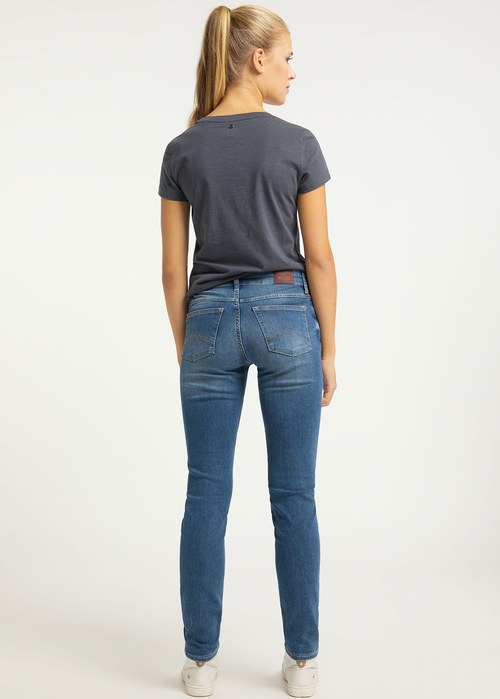 Damskie Spodnie Dzinsowe Mustang Rebecca 312 Denim Blue - 1005822-5000-312