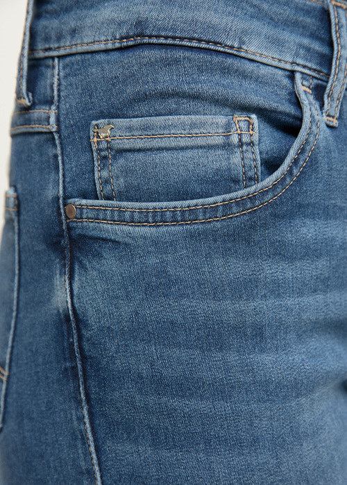 Damskie Spodnie Dzinsowe Mustang Rebecca 312 Denim Blue - 1005822-5000-312