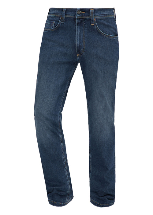 Meskie Spodnie Dzinsowe Mustang Washington Dark Denim Blue - 1007640-5000-881