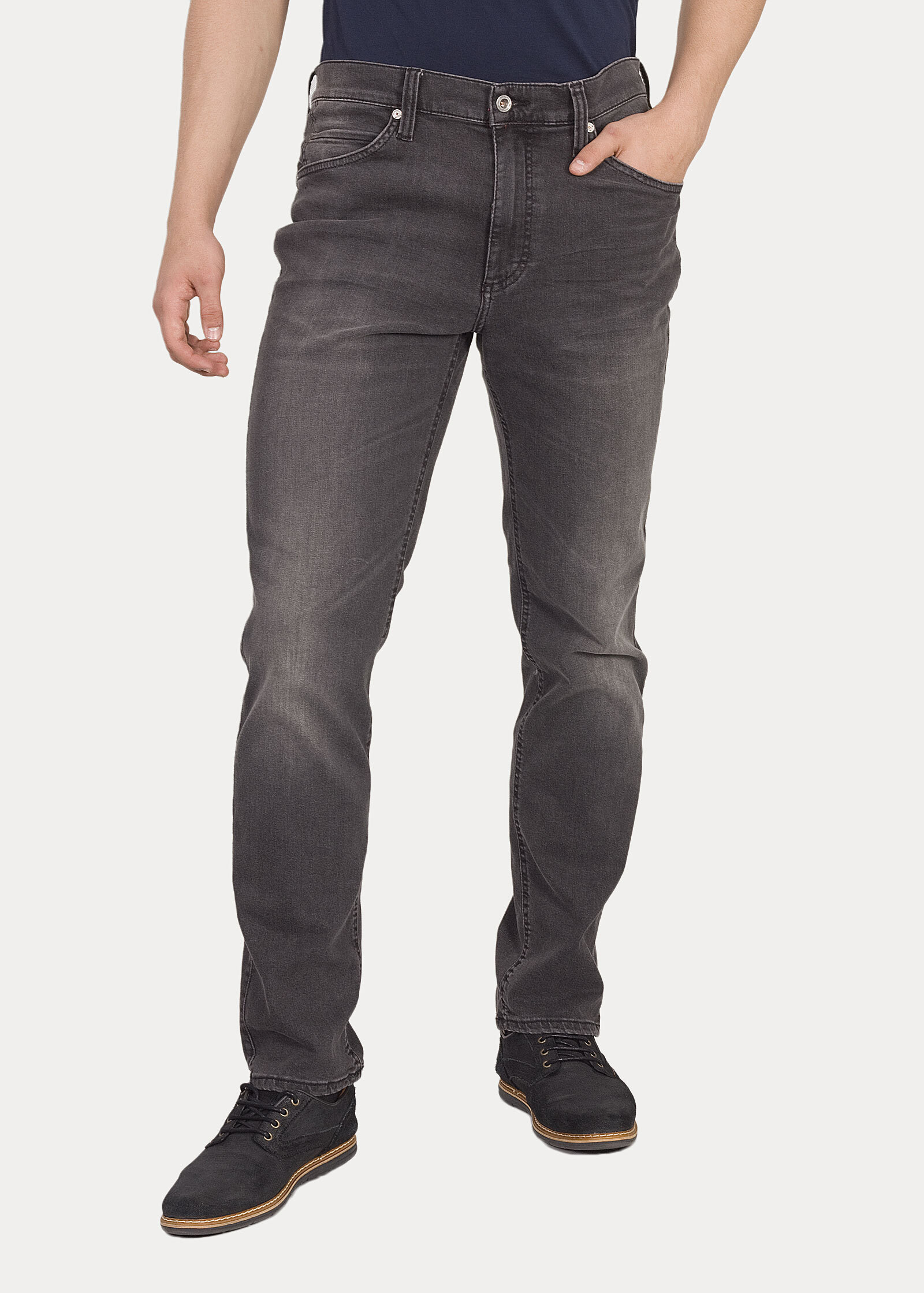 Meskie Spodnie Dzinsowe Mustang Tramper Tapered Dark Scratched Used - 1004458-4000-883