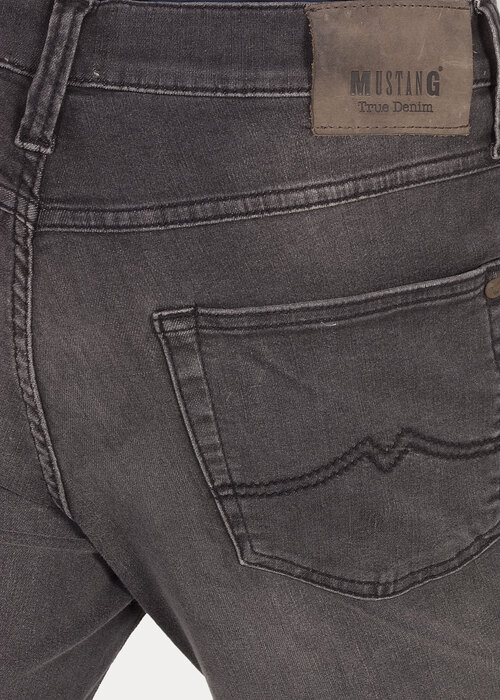 Meskie Spodnie Dzinsowe Mustang Tramper Tapered Dark Scratched Used - 1004458-4000-883