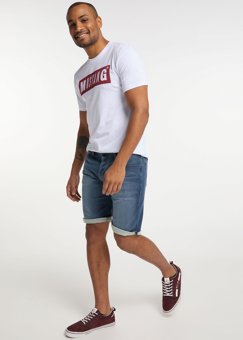 Meskie Szorty Dzinsowe Mustang Chicago Short 943 Denim Blue - 1007754-5000-943