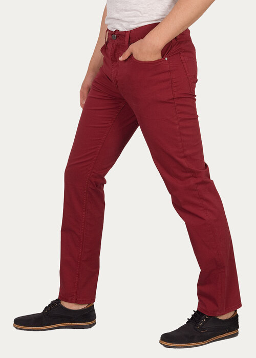 Mskie Spodnie Materiaowe Mustang Washington Rhubarb - 1009074-7194