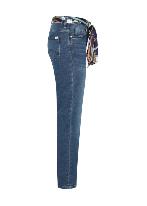 Damskie Spodnie Dzinsowe Mustang Mia Slim Denim Blue 885 - 1011537-5000-885