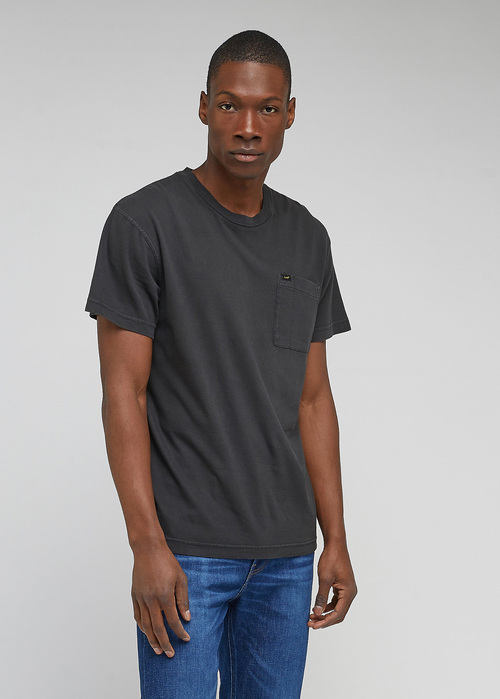 Lee Relaxed Pocket Tee Washed Black - LL02FPON