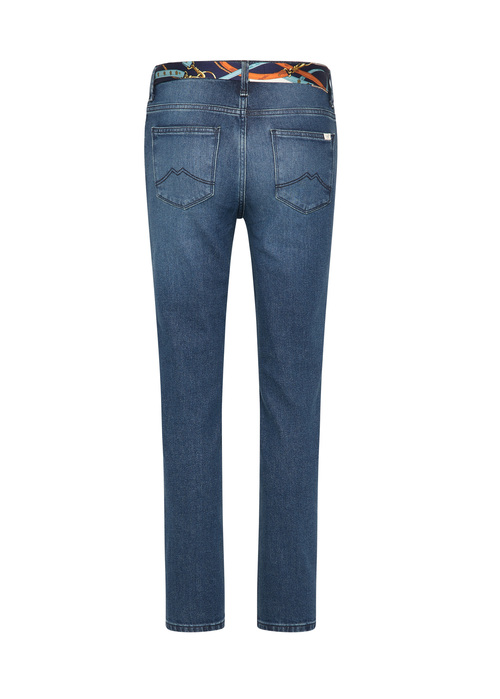 Damskie Spodnie Dzinsowe Mustang Mia Slim Denim Blue 885 - 1011537-5000-885