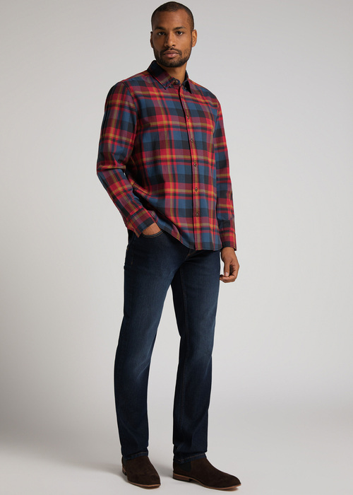 Meskie Spodnie Dzinsowe Mustang Washington Denim Blue - 1011959-5000-982