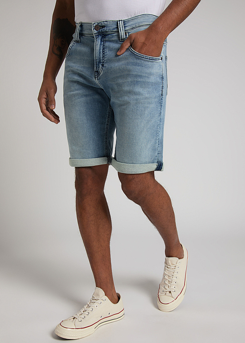 Meskie Szorty Dzinsowe Mustang Chicago Shorts Z Denim Blue - 1012672-5000-413