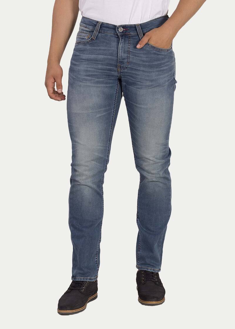 Meskie Spodnie Dzinsowe Mustang Oregon Tapered K Authentic Used - 3112-5455-536