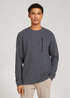 Tom Tailor Crewneck Structured Blue Black Space Dye - 1029027-28625 Tom Tailor Crewneck Structured Blue Black Space Dye - 1029027-28625