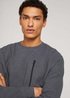 Tom Tailor Crewneck Structured Blue Black Space Dye - 1029027-28625 Tom Tailor Crewneck Structured Blue Black Space Dye - 1029027-28625