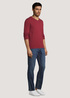Tom Tailor Doublepack V Neck Knit Warm Wine Melange - 1030935-18648 Tom Tailor Doublepack V Neck Knit Warm Wine Melange - 1030935-18648