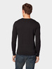 Meski Sweter Tom Tailor Basic V Neck Sweater Black - 1012820-29999