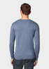 Tom Tailor Basic V Neck Sweater Vintage Indigo Blue Melange - 1012820-18964