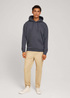 Tom Tailor Hoody With Embro Blueish Grey - 1030860-10306