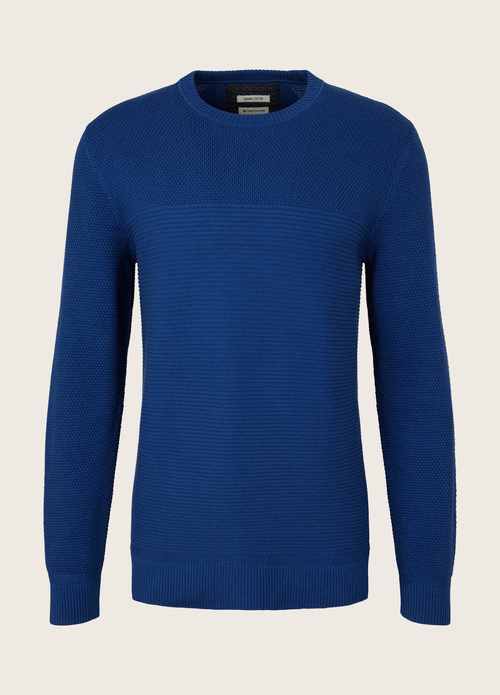 Mski Sweter Tom Tailor Knit Hockey Blue - 1032302-19168
