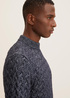 Meski Sweter Tom Tailor Pullover Knit Navy Melange - 1033650-13160