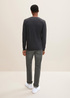 Tom Tailor Simple Knitted Jumper Black Grey Melange - 1012819-10617 Tom Tailor Simple Knitted Jumper Black Grey Melange - 1012819-10617