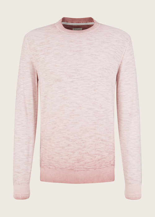 Tom Tailor Knitted Sweater With A Round Neckline Velvet Rose - 1034938-13009