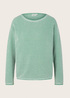Tom Tailor Knitted Jumper Green Bubble Structure - 1033125-31311
