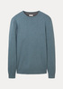Tom Tailor Mottled Knitted Sweater Dusty Dark Teal Melange - 1027661-32714