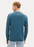 Tom Tailor Mottled Knitted Sweater Dark Green Melange - 1027661-32721