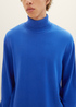 Tom Tailor Basic Turtleneck Knit Shiny Royal Blue - 1038675-14531