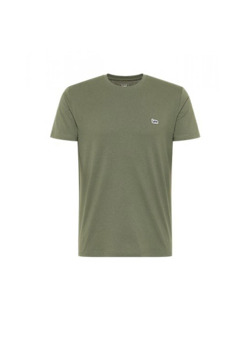 Lee Short Sleeve Patch Logo Tee Olive Grove - L60UFQA61