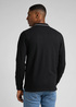 Meska Koszulka Polo Lee Long Sleeve Pique Polo Black - L61VRL02