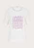 Tom Tailor T Shirt With Print Whisper White - 1030966-10315