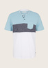 Tom Tailor Henley Tshirt Calm Cloud Blue - 1030505-26298