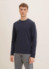 Tom Tailor Long Sleeve T Shirt Blue Grey - 1034381-10304