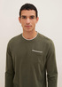 Tom Tailor Long Sleeve One Pocket Sweatshirt Deep Forest Green - 1034400-10920