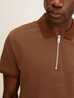 Tom Tailor Halfzip Brown Structured Stripe - 1031655-29794 Tom Tailor Halfzip Brown Structured Stripe - 1031655-29794