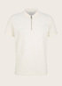 Tom Tailo Halfzip Polo Shirt Vanila - 1031655-29795