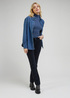 Lee Ribbed Long Sleeve High Neck Deep Waters - L40HIBA62 Lee Ribbed Long Sleeve High Neck Deep Waters - L40HIBA62