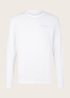 Tom Tailor Long Sleeve T Shirt White - 1036176-20000