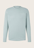 Tom Tailor Long Sleeve T Shirt Light Ice Blue - 1036176-28129