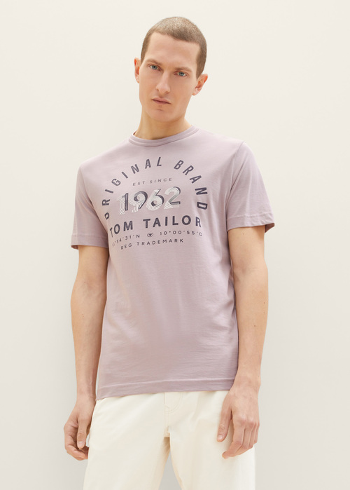 Tom Tailor Striped T-shirt - Velvet Rose Fine Stripe 1035549-31508