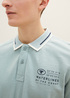 Mska Koszulka Polo Tom Tailor Polo Shirt With Logo Embroidery Ocean - 1035571-28129