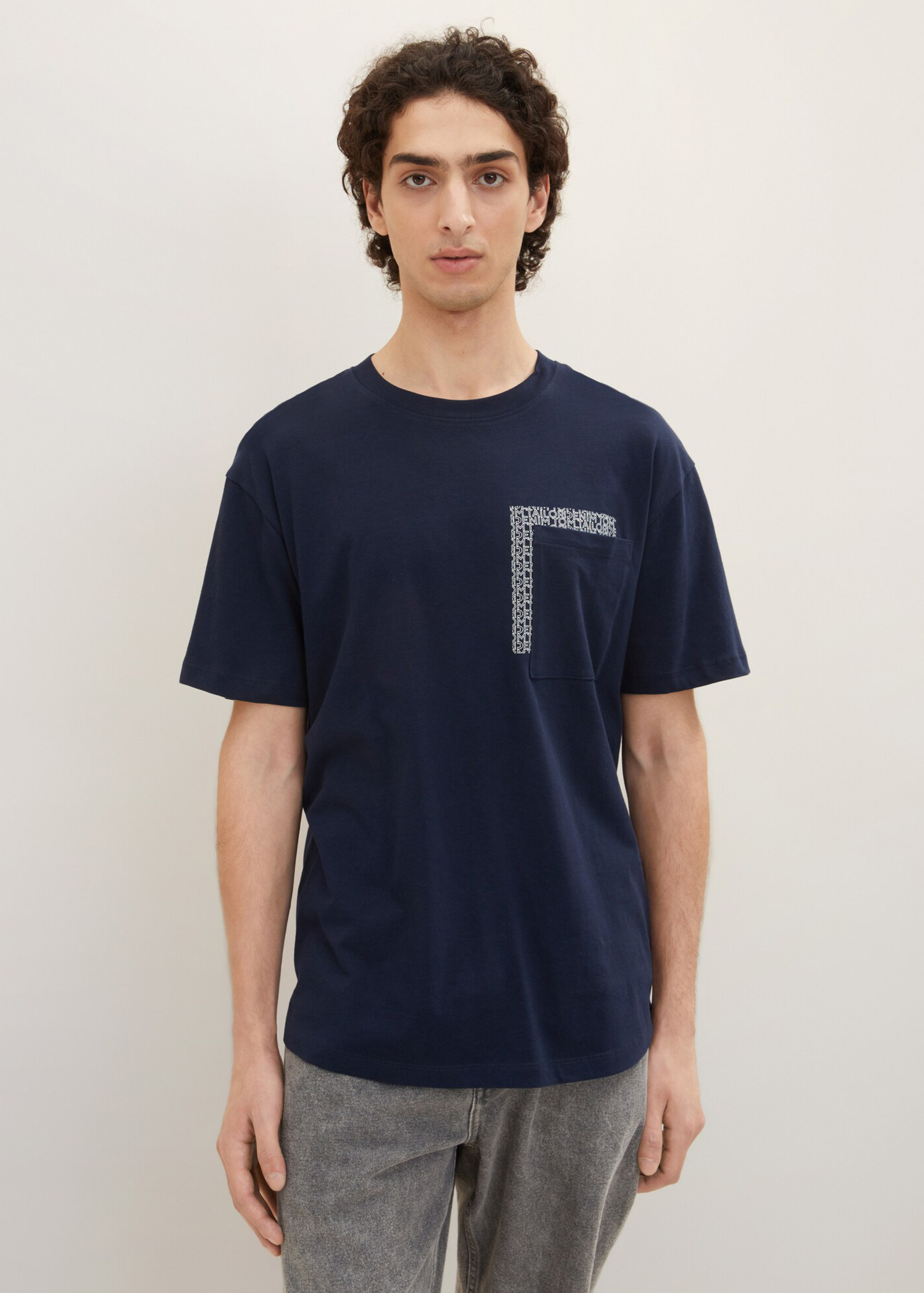 Tom Tailor® T-shirt Sign - Sky Captain Blue Size XL