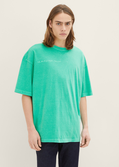 Denim Tom Tailor Tshirt - Fresh Peppermint 1035584-31040