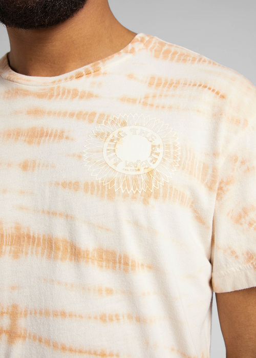 Meski T Shirt Lee Short Sleeve Tie Dye Tee Sunset - L68CPWUG