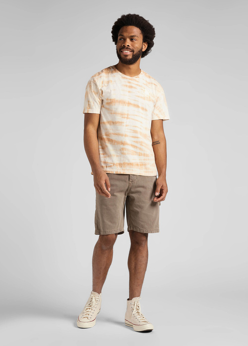 Meski T Shirt Lee Short Sleeve Tie Dye Tee Sunset - L68CPWUG