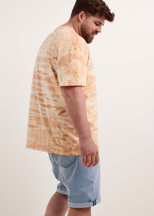 Meski T Shirt Lee Short Sleeve Tie Dye Tee Sunset - L68CPWUG